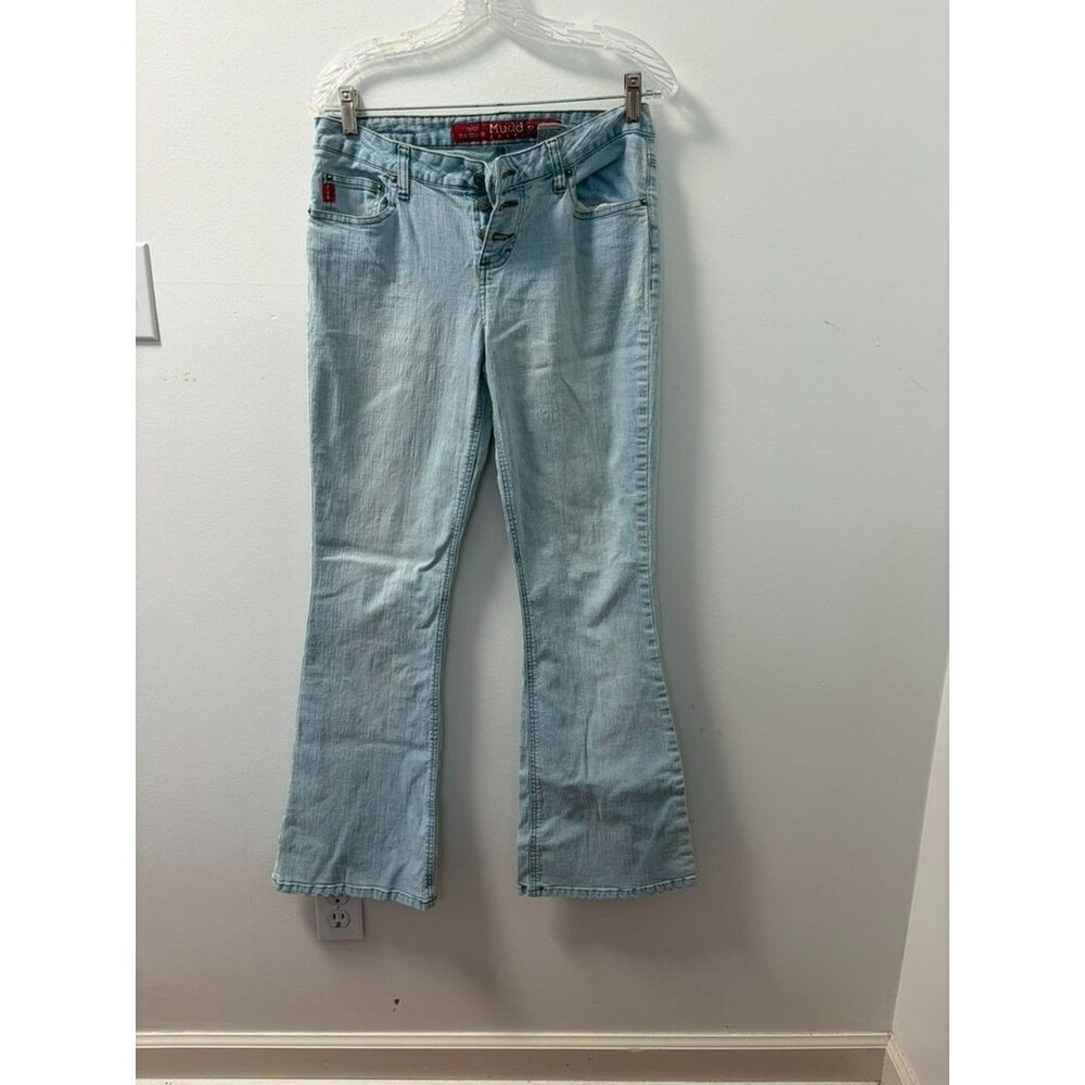 Mudd For the Beat Generation Women's Jeans Size 9 Blue Embroidered Back Pockets